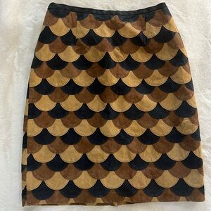 Terry Lewis Classic Luxuries Genuine Leather Skirt Size 14